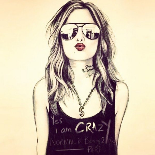 Смешная аватарка для девушки дерзкая