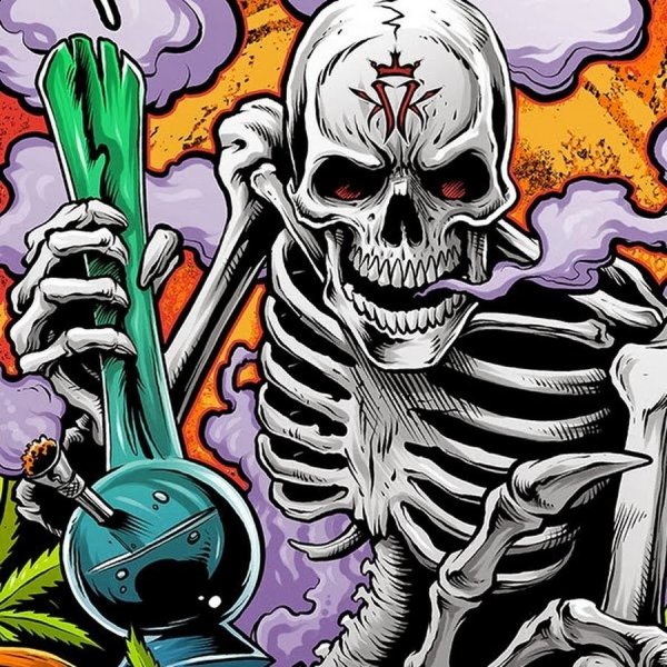 Красочный скелет