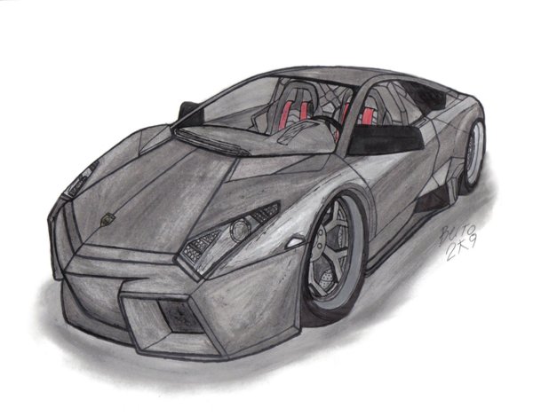 Машина карандашом