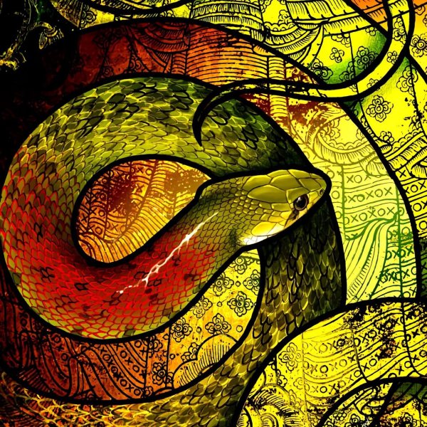 Архетип змея Аспид картина
