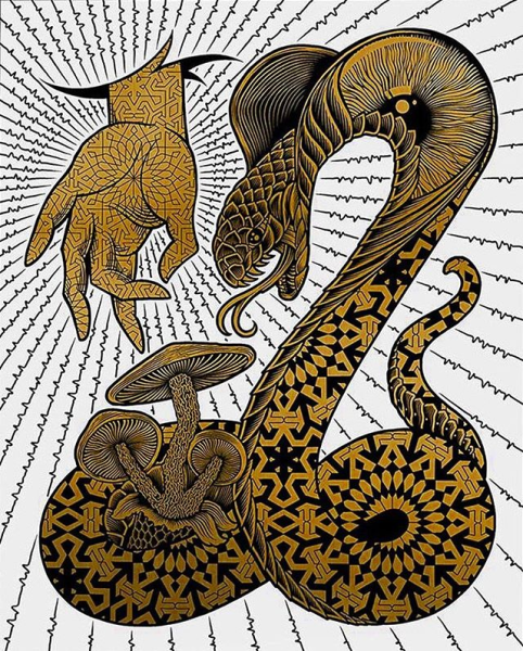 Стилизованная змея