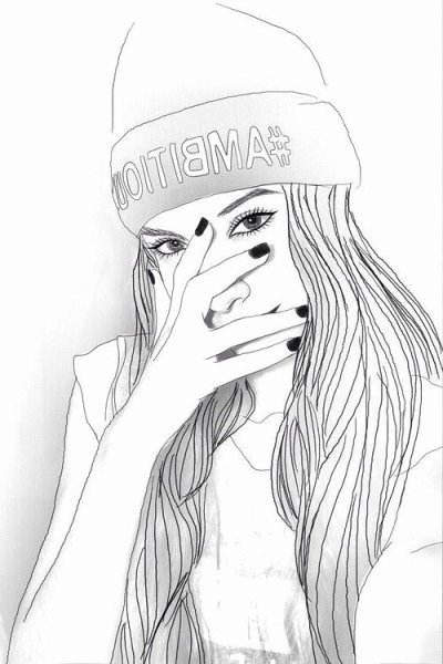 Крутые девушки карандашом