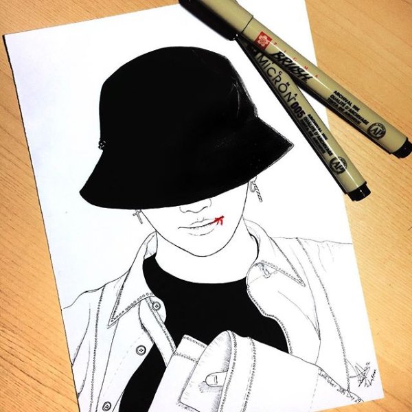 Стили рисования маркерами