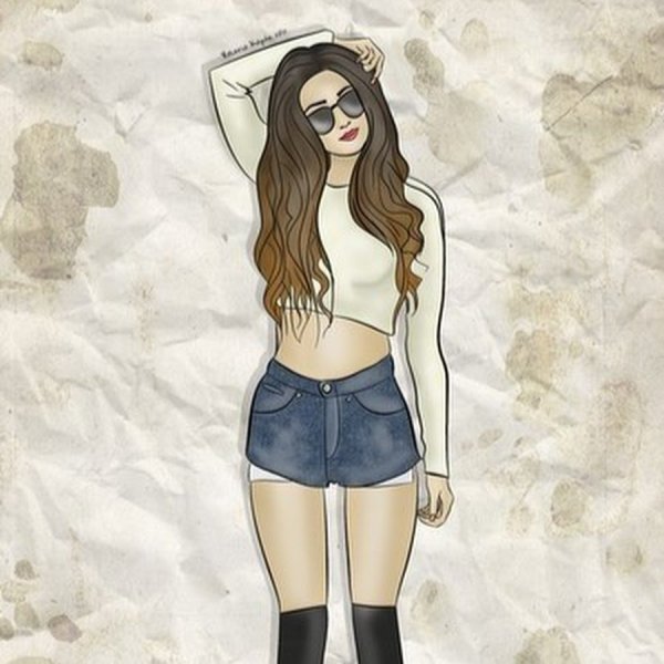 Рисунки для срисовки лёгкие в полный рост