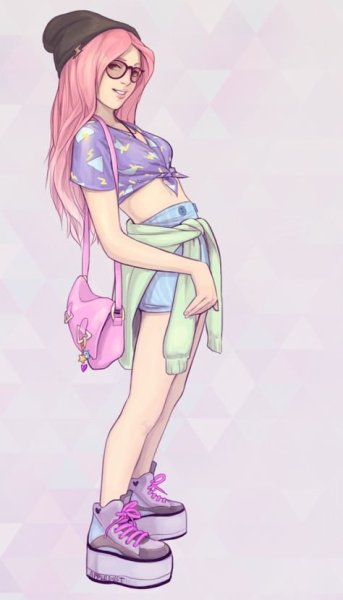 Модные девочки мультяшные