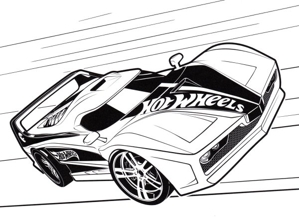 Hennessey Venom f5 раскраска