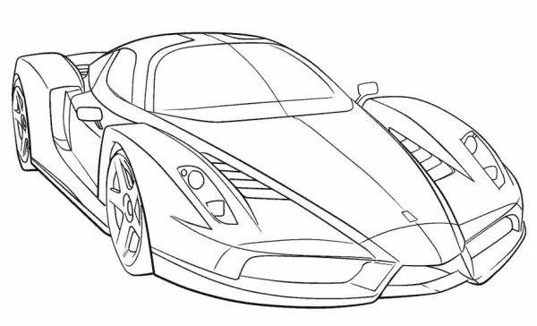 Ламборгини Бугатти Вейрон раскраска