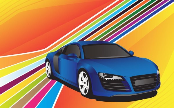 Ауди rs7 рисовать