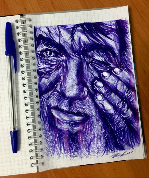 Рисунки в тетрадке