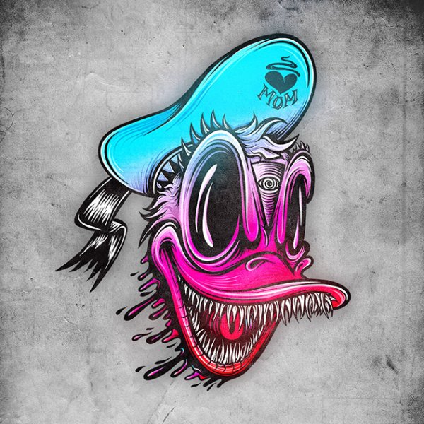 Крутые тату маркером