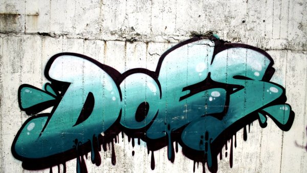 Обои в стиле граффити