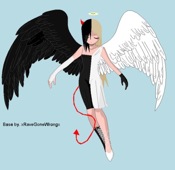 Парень в капюшоне с крыльями