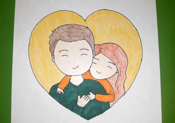 Открытка папе