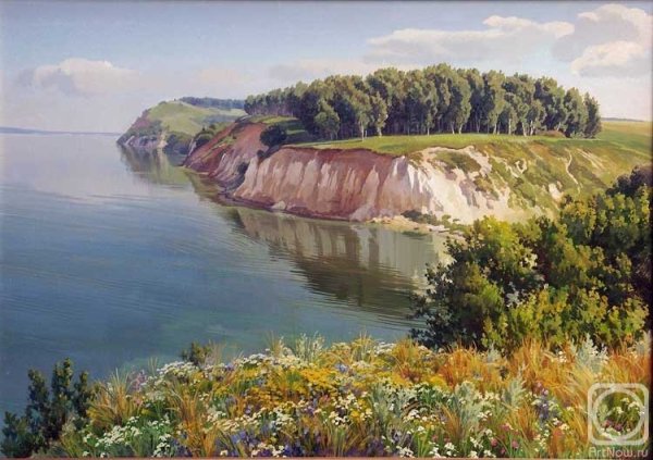 Левитан обрывистый берег