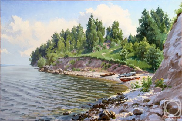 Пейзаж с речкой