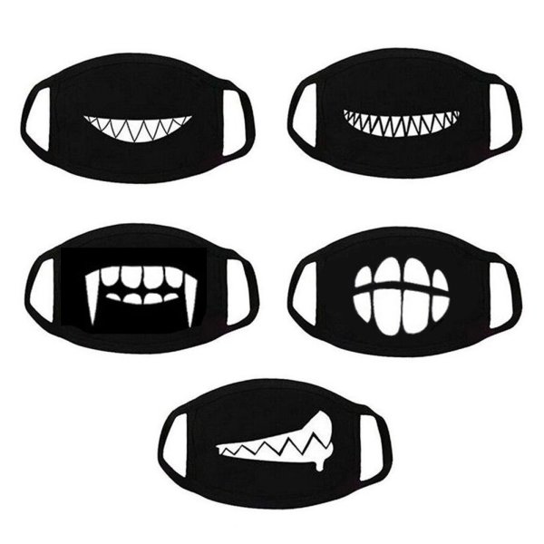 Надписи на масках для лица