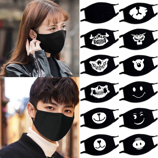 Череп в медицинской маске