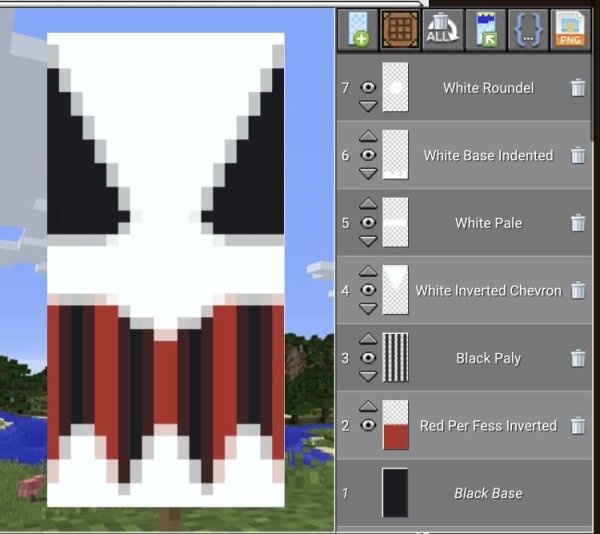 Крутые флаги в МАЙНКРАФТЕ