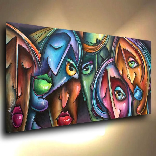 Стрит арт на холсте