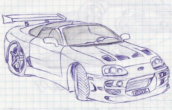 Машина рисунок