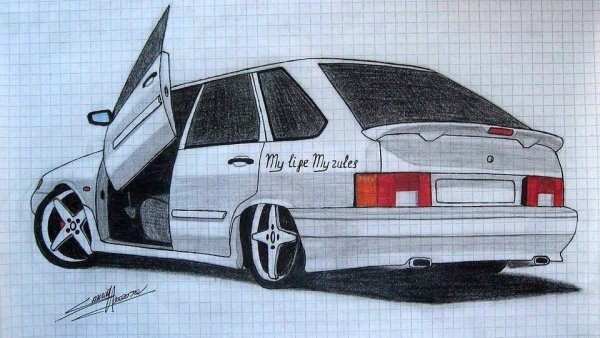 Крутые рисунки очень легкие