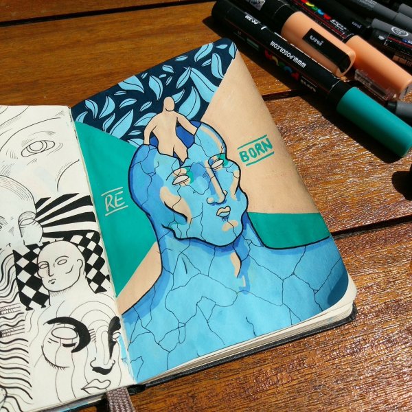 Крутые рисунки для скетчбука