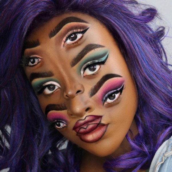 Грим на лице