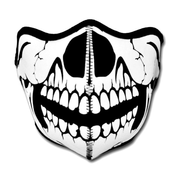 Маска с оскалом черепа