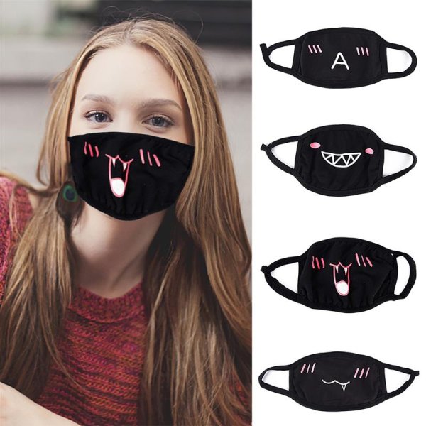 Маски с рисунком для рта