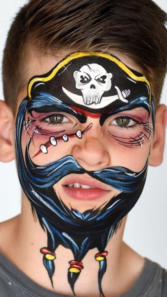 Грим на Хэллоуин для детей мальчиков