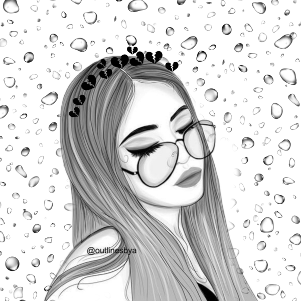 Рисунки для срисовки девушки