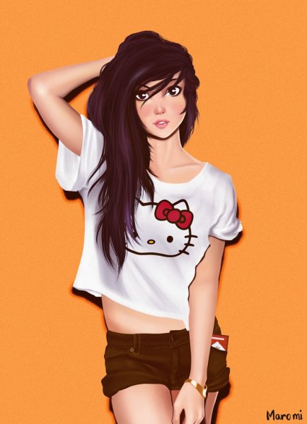 Ариана Гранде мультяшка