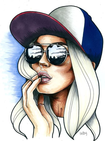 Харли Квинн рисунок