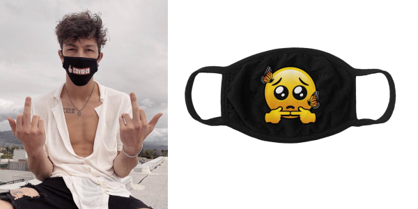 Красивые маски от коронавируса