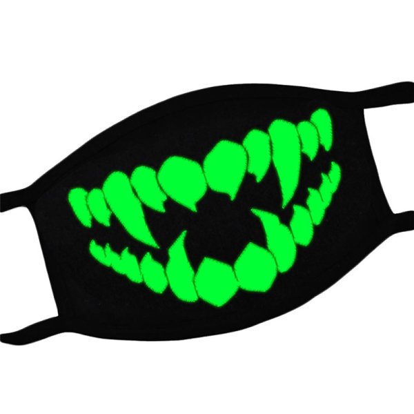 Маска на рот зелёная