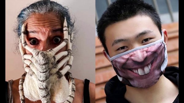 Страшные медицинские маски