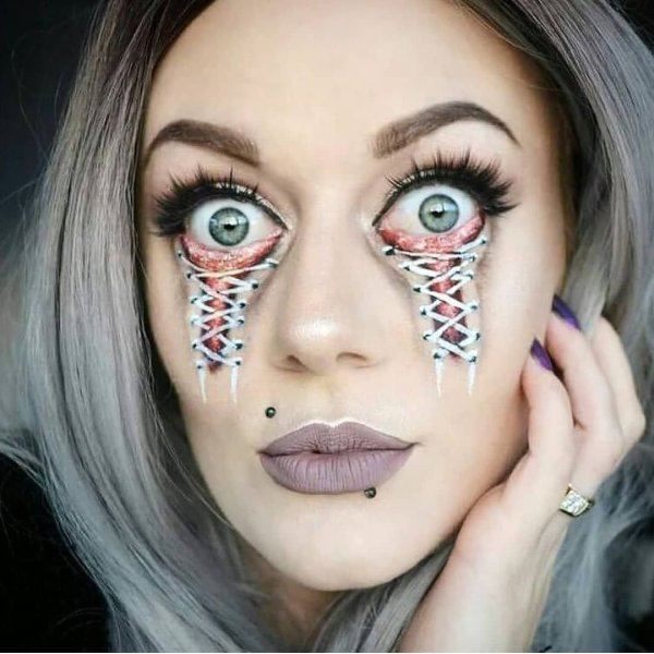 Грим на лице