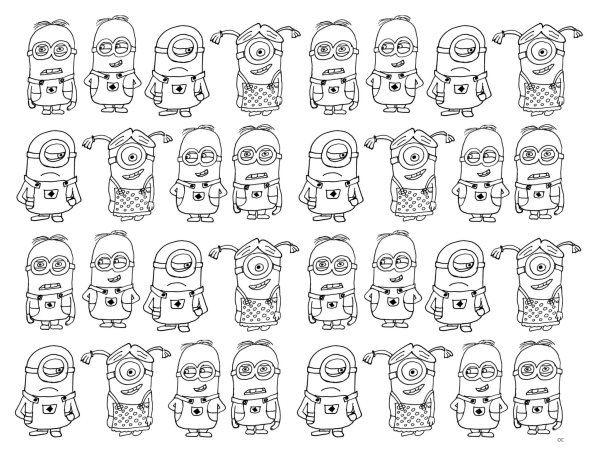 Много маленьких рисунков