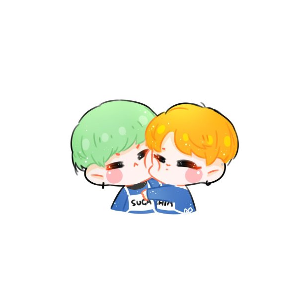 Чиби БТС Шуга и Чимин