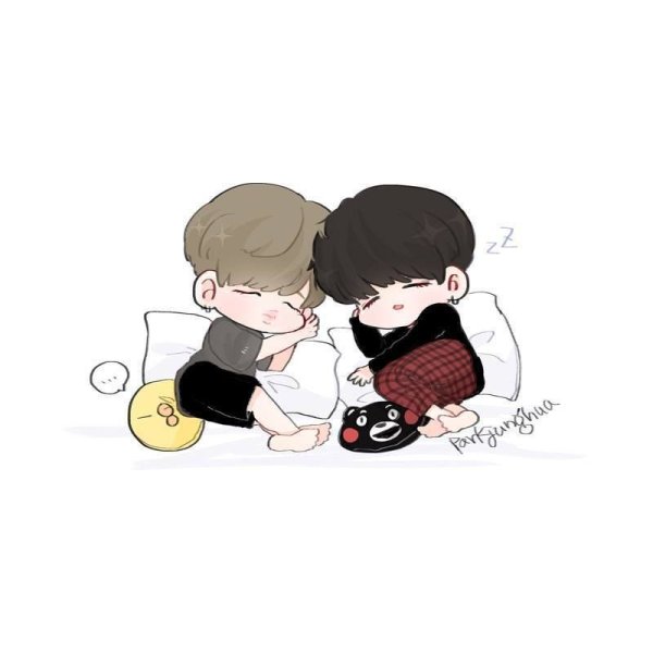 Чиби БТС Чимин и Юнги