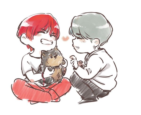 Тэхен и Чимин Чиби