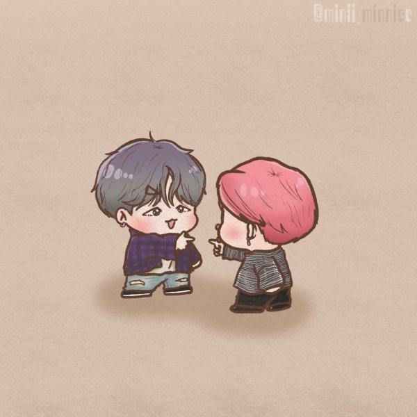 БТС юнмин мини арт