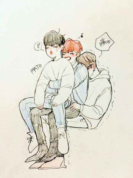 БТС VMINKOOK Art 18 +