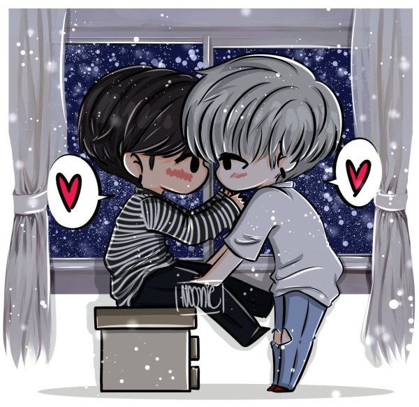 BTS Chibi Art yoonmin