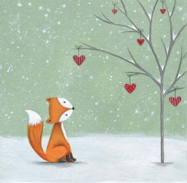 Милые зимние иллюстрации