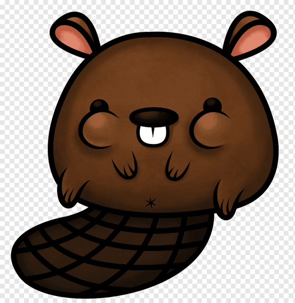 Бобер мультяшный