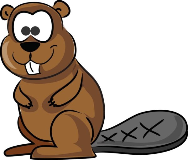 Бобрик мультяшный