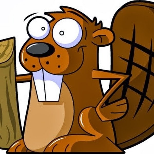 Бобер мультяшный