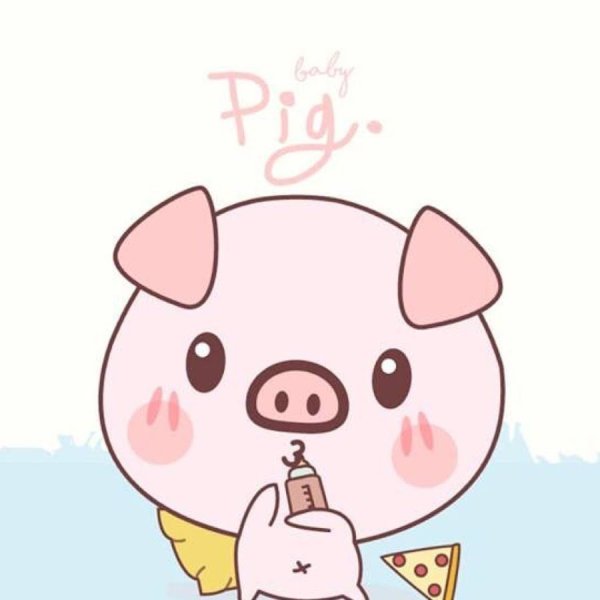 Свинка для срисовки