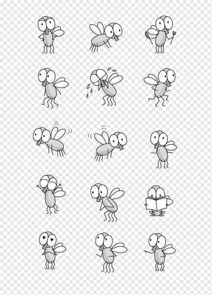 Муха зарисовка